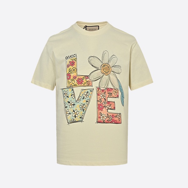 Gucci 25ss funny cartoon series printed short sleeves61781