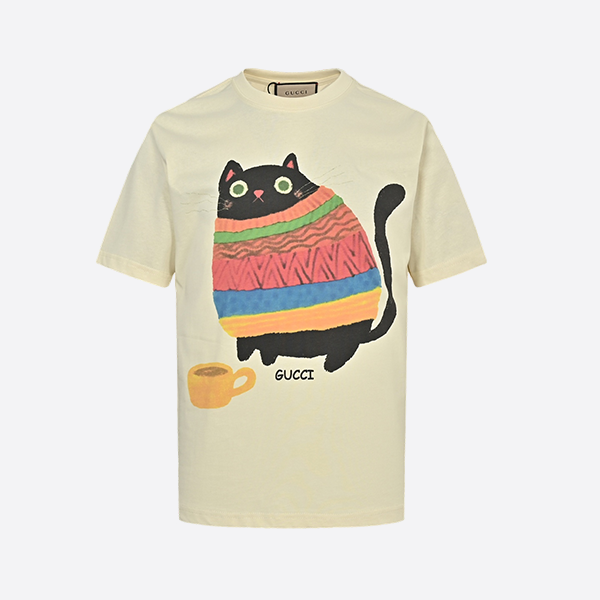Gucci 25ss funny cartoon series printed short sleeves61784