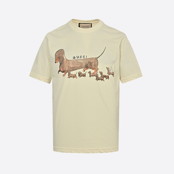 Gucci 25ss funny cartoon series printed short sleeves61785