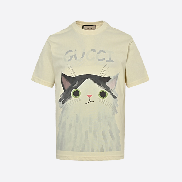 Gucci 25ss funny cartoon series printed short sleeves61789