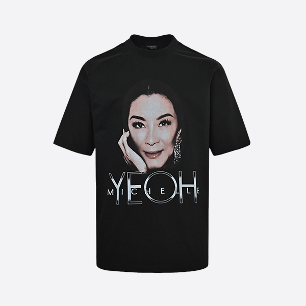 Balenciaga Michelle Yeoh crew neck short sleeves