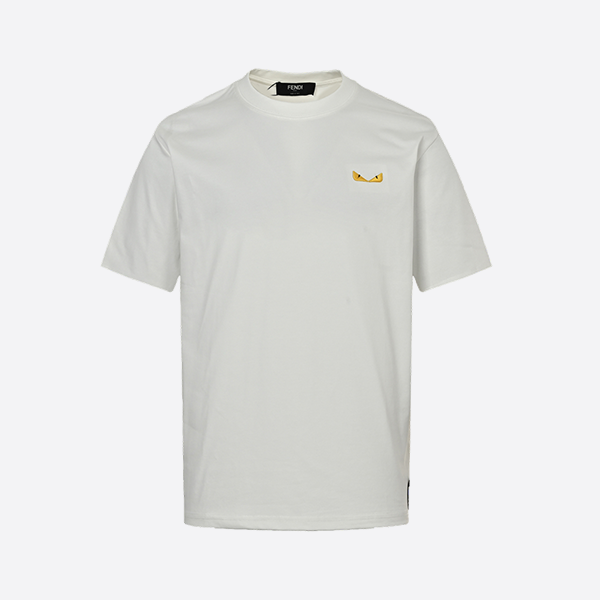 Fendi Monster Eyes Embroidered Short Sleeve