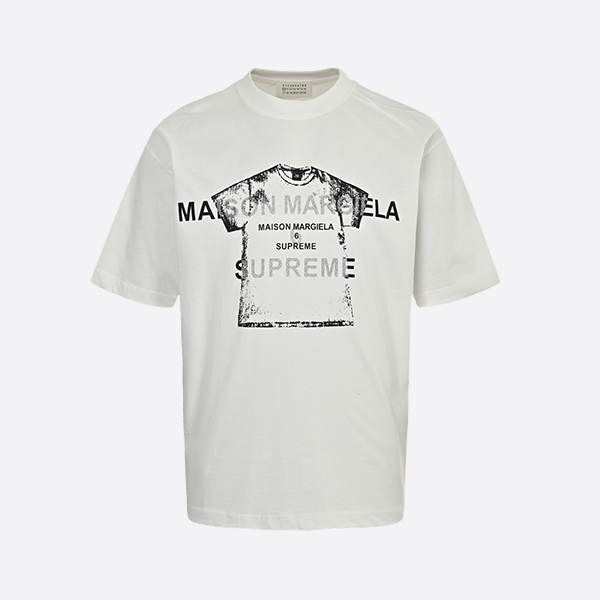 Maison Margiela 25ss collaboration short-sleeved graphic print short-sleeves