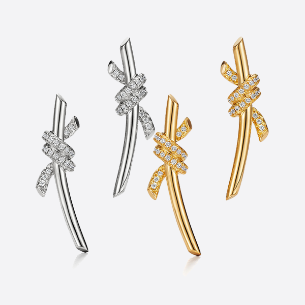 Tiffany Knot Earrings 74595928,74596371