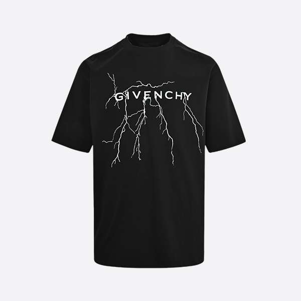 Givenchy reflective lightning print short sleeves