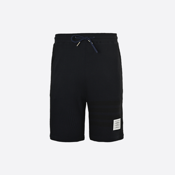 Thom Browne Striped Four-Bar Yarn Dyed Shorts