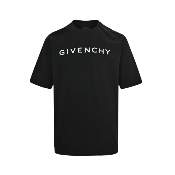 Givenchy 24ss reflective lettering short sleeves