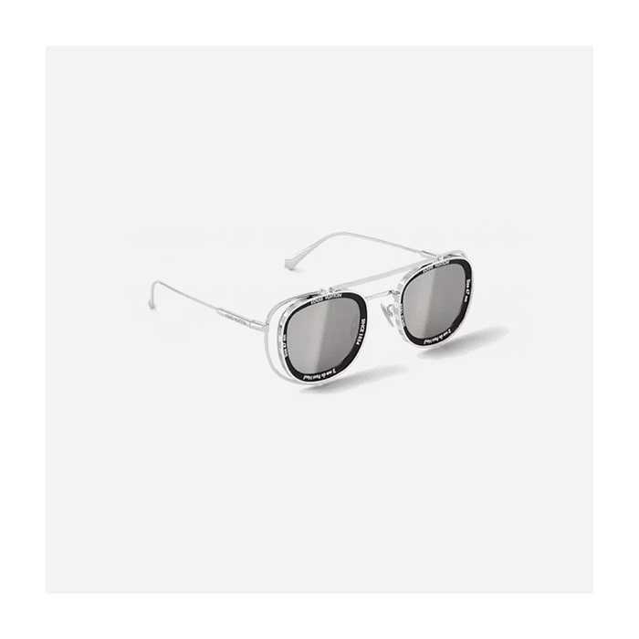 Louis Vuitton titanium frame personality double beam trendy sunglasses Z2213U