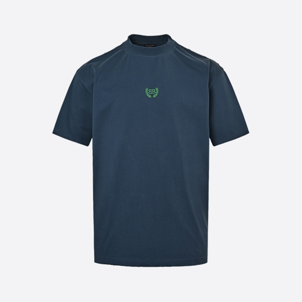 Balenciaga 25ss double B wheat ear embroidered short sleeves