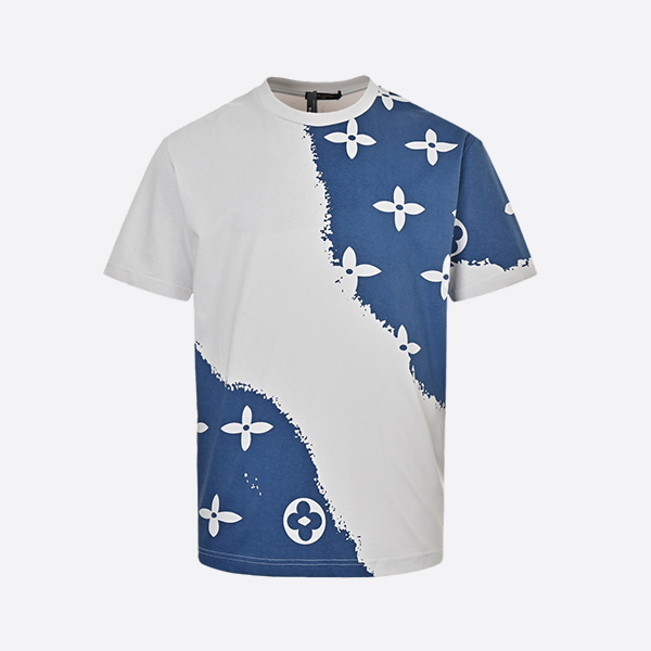 Louis Vuitton gradient gradient print short sleeves