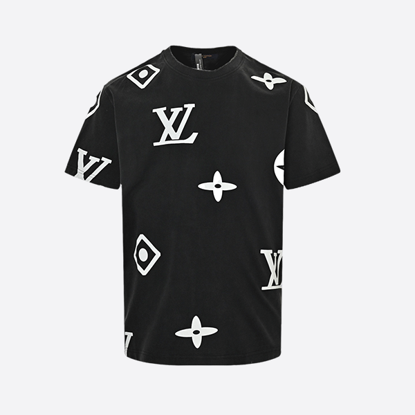 Louis Vuitton 2025 Spring/Summer Washed Full Print Short Sleeve Shirt