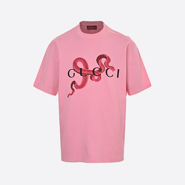 Gucci 25ss Year of the Snake Limited Edition Printed Short Sleeve
