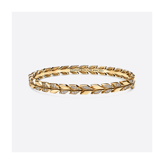 Tiffany Vine Hinged Bangle GRP12055