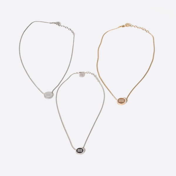 Miu Miu Metal Necklace 5IC096_2F6T_F097W,5IC096_2F6T_F0632,5IC096_2F6T_F098L