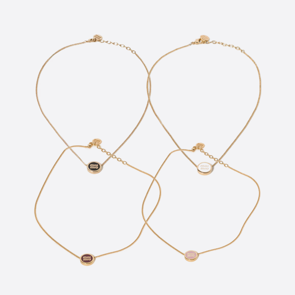 Miu Miu Metal Necklace 5IC096_2F6T_F0002,5IC096_2F6T_F0009,5IC096_2F6T_F0399,5IC096_2F6T_F0615