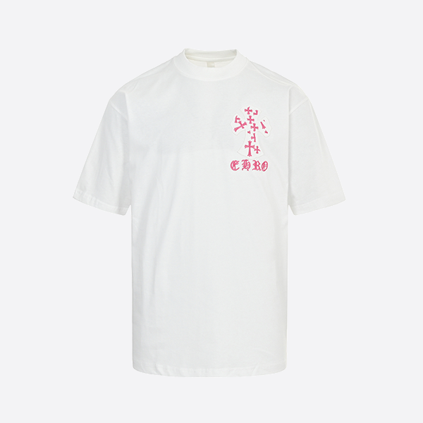 Chrome Hearts 25ss patch embroidered cross short sleeves