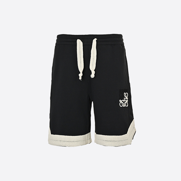 Loewe Colorblock Braided Ribbon Embroidered Shorts