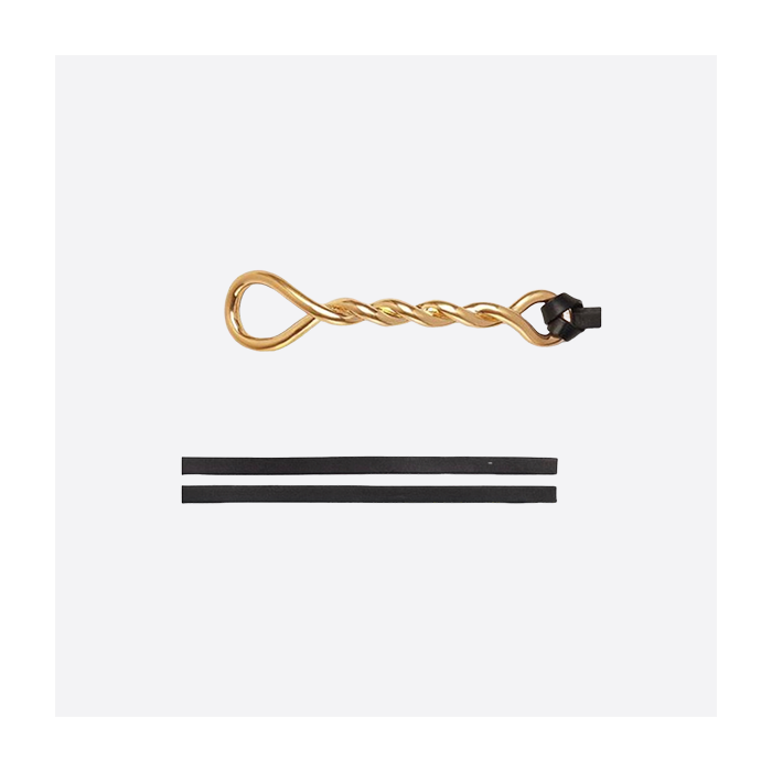 Bottega Veneta pleated detail buckle belt