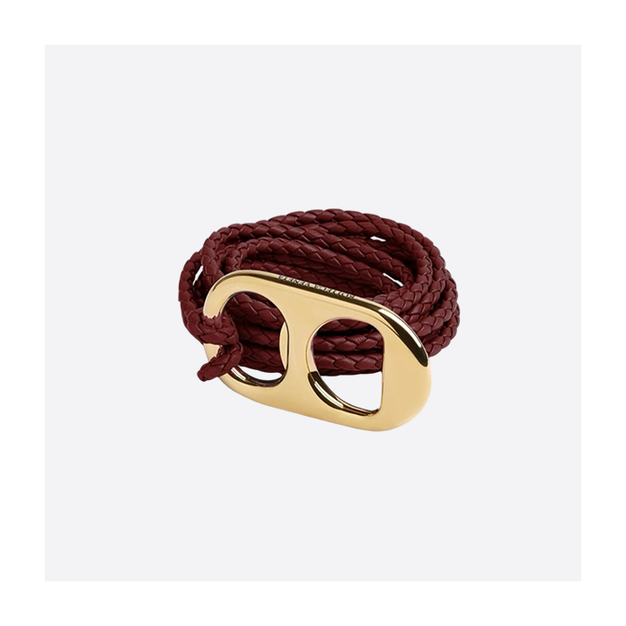 Bottega Veneta Can Opener Belt Red Brown