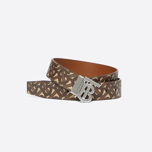 Burberry swivel buckle double sided belt
