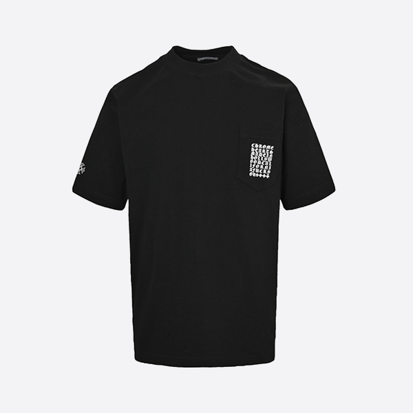 Chrome Hearts 25ss Multi-element Pocket Sanskrit Letters Printed Short Sleeve