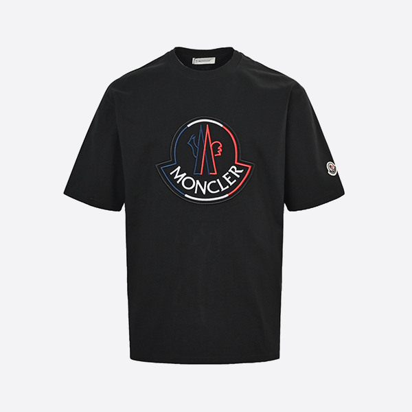 Moncler 25ss embroidered logo short sleeves