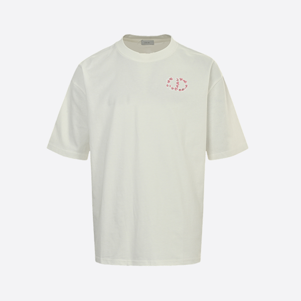 Dior 25ss floral print short sleeves