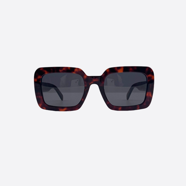 Celine Square Acetate Sunglasses CL40304U Tortoise Shell
