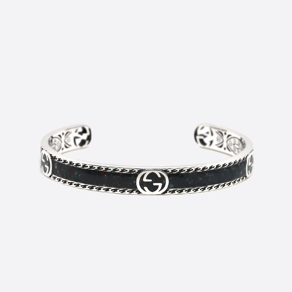 Gucci black enamel bracelet YBA645570003017