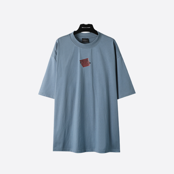 Balenciaga SS25 Embroidered Tape Short Sleeve