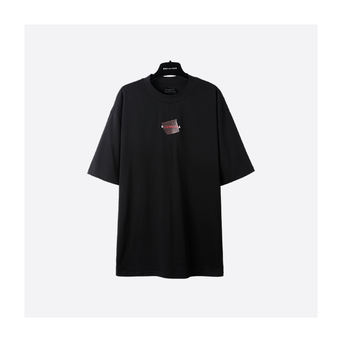 Balenciaga SS25 Embroidered Tape Short Sleeve