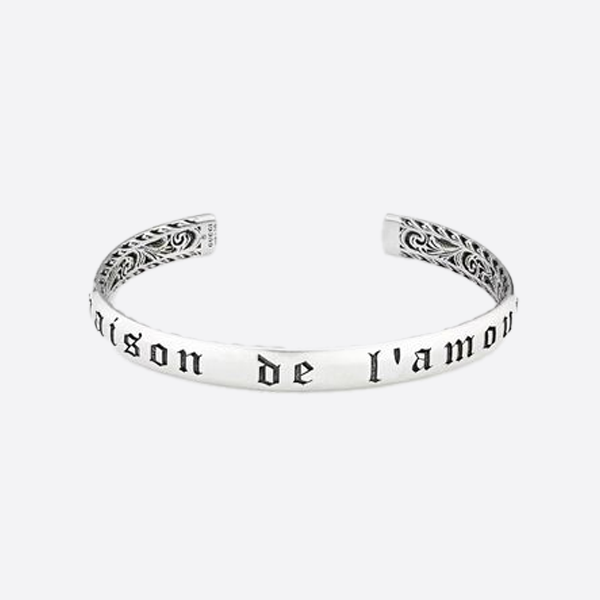 Gucci 925 sterling silver double G Maison de I'Amour new bracelet 9530468