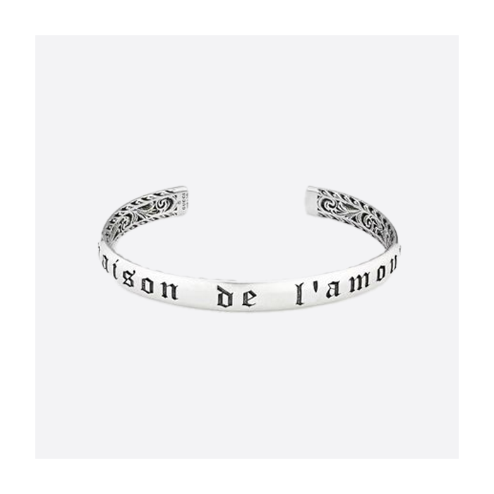 Gucci 925 sterling silver double G Maison de I'Amour new bracelet 9530468