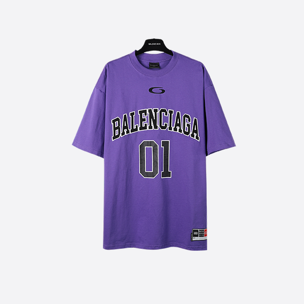 Balenciaga SS25 01 embroidered jersey short sleeves