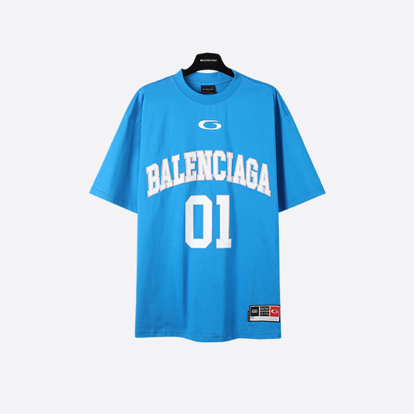 Balenciaga SS25 01 embroidered jersey short sleeves