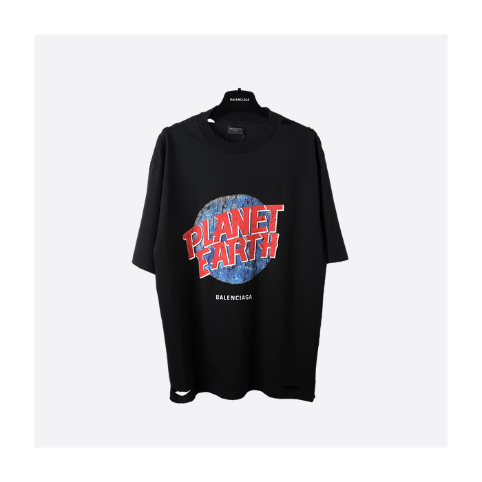 Balenciaga Earth Print Short Sleeve